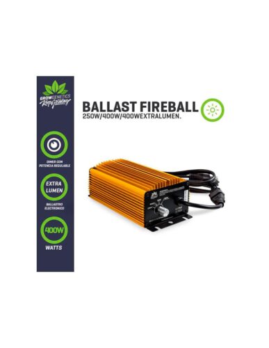 Ballast Electronico Regulable Extra Lumen W Fireball Grow Genetics